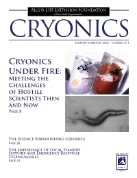Cryonics Under Fire: Meeting the Challenges of Hostile Scientists Then and Now Page 8