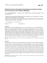 References Data on Growth & Population Parameters of Brown