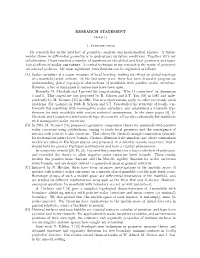 Research Statement Chao Li