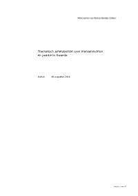 Thematisch Ambtsbericht Over Mensenrechten En Justitie in Rwanda