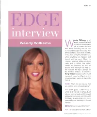 Wendy Williams Shy About Showing Hers Woff, of Course