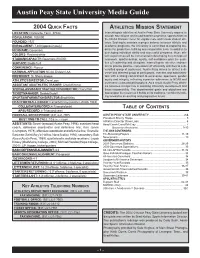 Austin Peay State University Media Guide