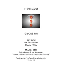 Final Report Git OSS-Um