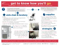 Know How You'll Go Looking After #1 Starts with the Right Seat, Supplies and Strategies for Small Spaces