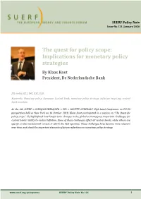 SUERF Policy Note, Issue No