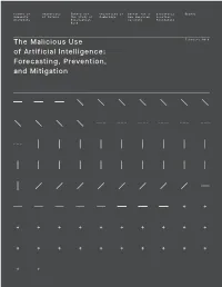 The Malicious Use of Artificial Intelligence: February 2018 Forecasting, Prevention, and Mitigation