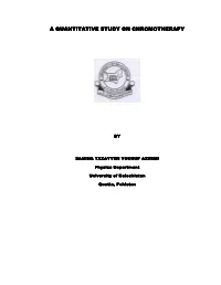 A Quantitative Study on Chromotherapy A