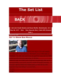 The Set List