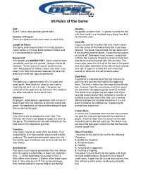 U6 Rules of the Game-OPSC