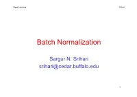 Batch Normalization