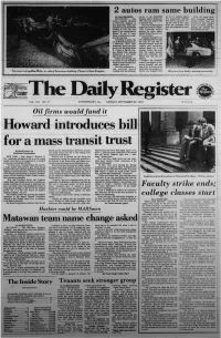 Howard Introduces Bill for a Mass Transit Trust