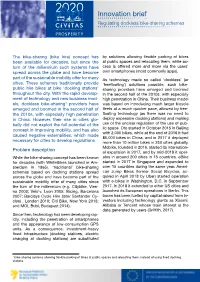 Innovation Briefinnovation Brief Regulating Dockless Bike-Sharing Schemes