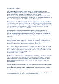 NICK BENNETT Biography
