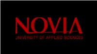 Novia University of Applied Sciences