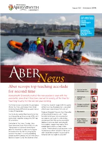 Aber Scoops Top Teaching Accolade for Second Time