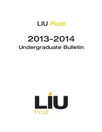 Long Island University C.W. Post Campus Bulletin