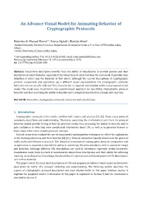 An Advance Visual Model for Animating Behavior of Cryptographic Protocols