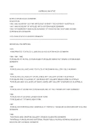 CV Lin Utzon