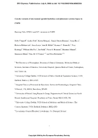 Genetic Variants of Microsomal Epoxide Hydrolase and Glutamate-Cysteine Ligase In