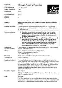 Strategic Planning Committee Date of Meeting: 10Th June 2019 Public Document: Yes Exemption: None