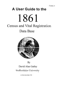 Census and Vital Registration Data Base