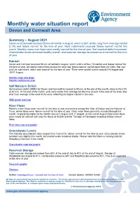 Devon and Cornwall Area