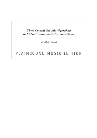 Plainsound Music Edition