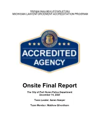 Reaccred. Report