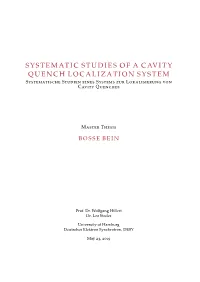 Systematic Studies of a Cavity Quench Localization System