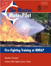 Fire-Fighting Training at MM&P