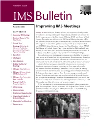 Improving IMS Meetings