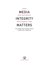 Media Integrity Matters