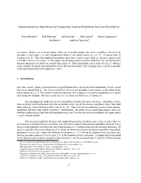 Output-Sensitive Algorithms for Computing Nearest-Neighbour Decision Boundaries∗