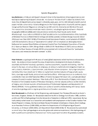 Speaker Biographies