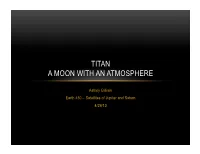 Titan a Moon with an Atmosphere