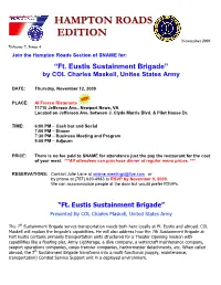 By COL Charles Maskell, Unites States Army
