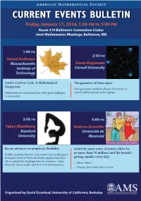 Current Events Bulletin