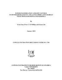 Power Maximization and Size Control in Heteroskedasticity and Autocorrelation Robust Tests with Exponentiated Kernels