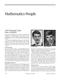 Stefan Bergman Prize