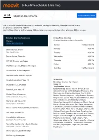 34 Bus Time Schedule & Line Route