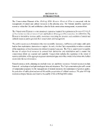 5-1 SECTION 5.1 INTRODUCTION the Conservation Element of The
