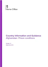 5. Prison Conditions