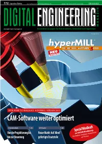 CAM-Software Weiter Optimiert