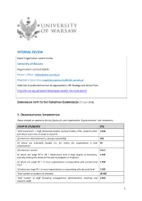 Internal Review
