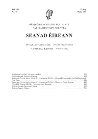 Seanad Éireann