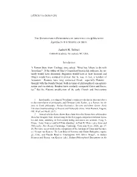 The Synonymous Rendering of Aristotelian Φιλέω with Ἀγαπάω in the Gospel of John