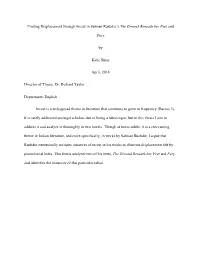 Finding Displacement Through Incest in Salman Rushdie's the Ground