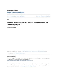 Special Centennial Edition, the Maine Campus, Part 3