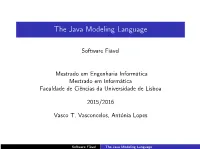 The Java Modeling Language