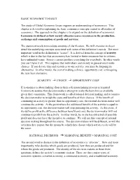 Basic Economic Toolkit